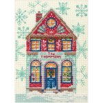 (image for) Mini Holiday Home Counted Cross Stitch Kit